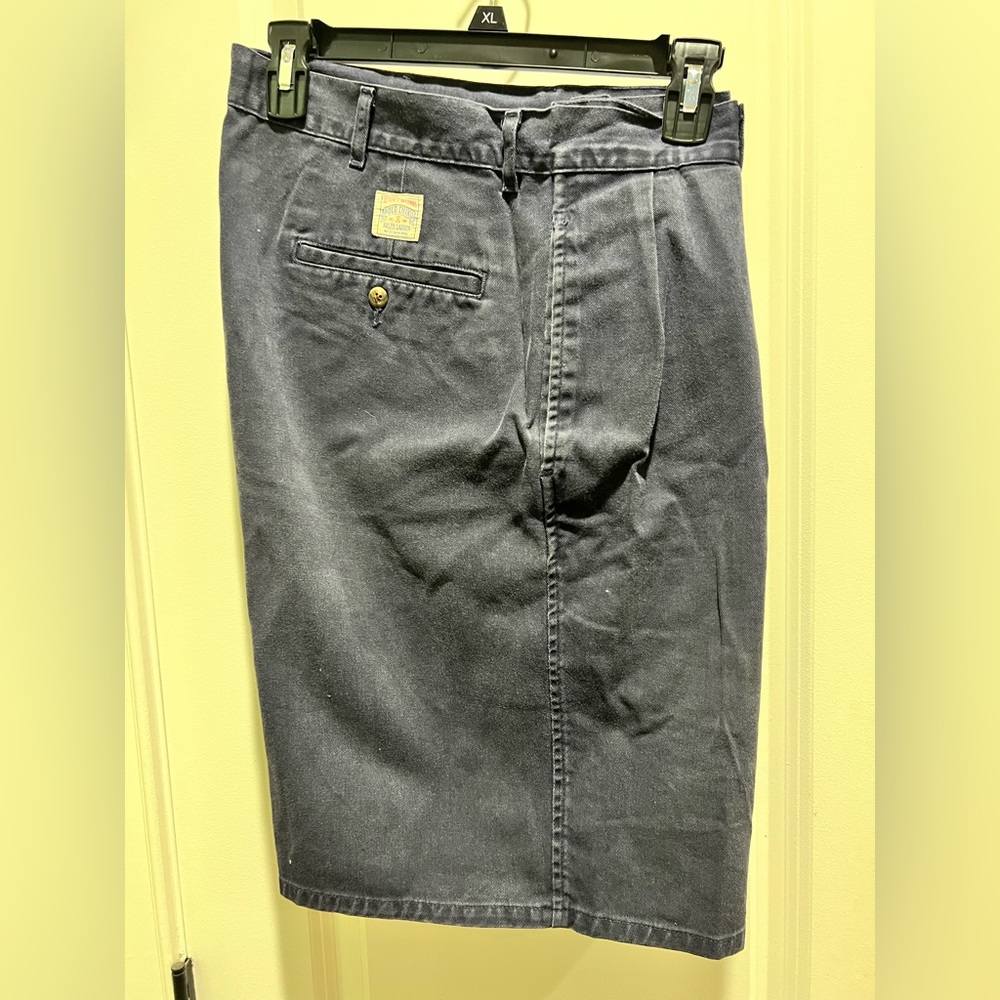 Men’s Polo Chino Shorts, Navy, Size 36